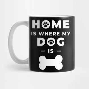 Home Is Where My Dog Is Mug